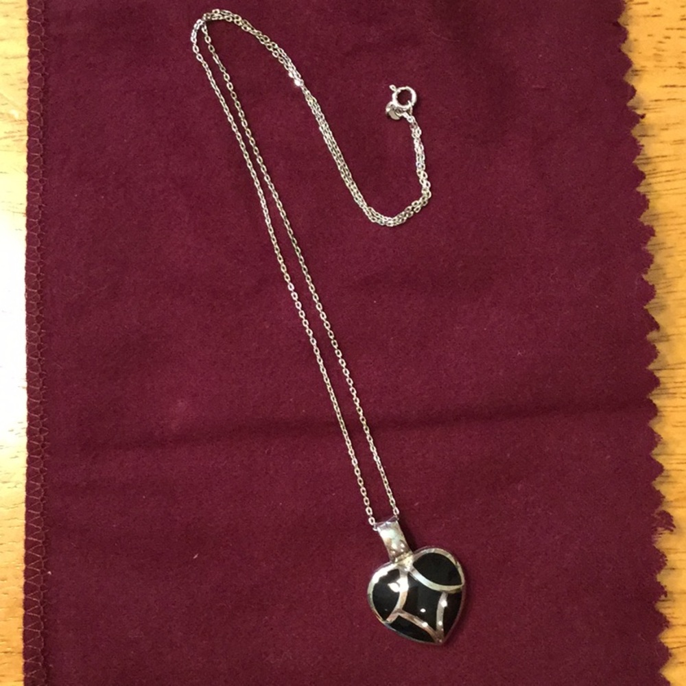 🆕 Sterling Silver Heart Necklace